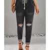 Azura Exchange Distressed Denim Jogger with Pocket Detail – 2XL