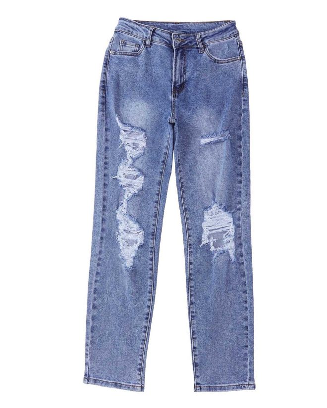 Azura Exchange Destroyed Boyfriend Jeans – 14 US