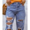 Azura Exchange Destroyed Boyfriend Jeans – 14 US