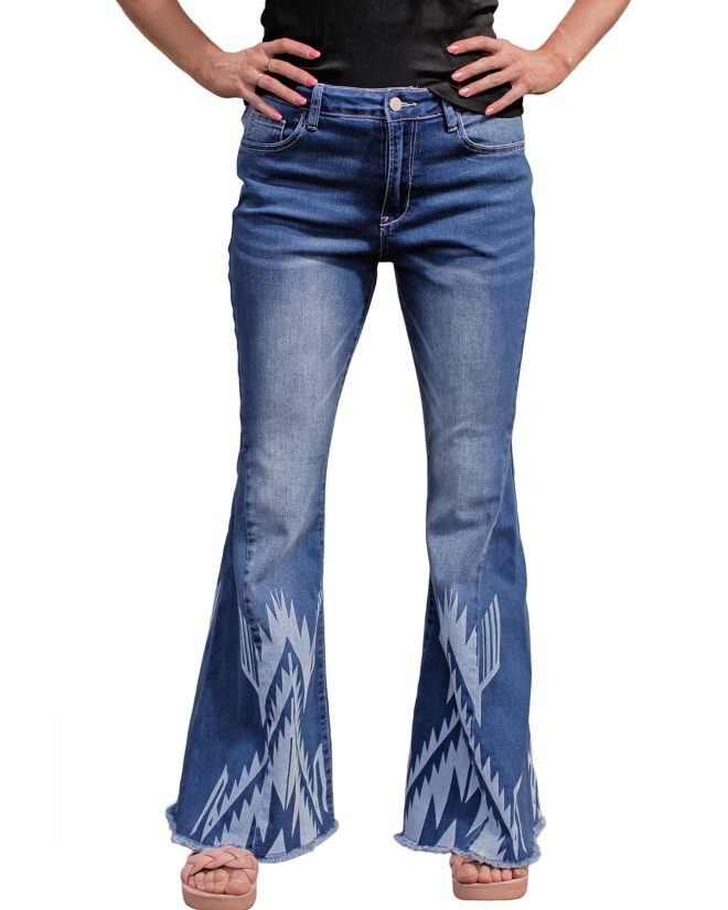 Azura Exchange High Rise Flare Jeans – 10 US