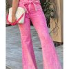 Azura Exchange High Waist Flare Leg Front Knot Jeans – 10 US