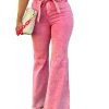 Azura Exchange High Waist Flare Leg Front Knot Jeans – 10 US