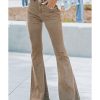 Azura Exchange Khaki High Waist Flare Jeans – 10 US