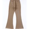 Azura Exchange Khaki High Waist Flare Jeans – 10 US