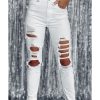 Azura Exchange High Waist Distressed Skinny Jeans – 10 US