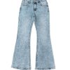 Azura Exchange Ripped Detail Flare Bottom Jeans – 10 US