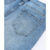 Azura Exchange Buttoned Distressed Flared Jeans – 10 US