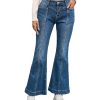 Azura Exchange High Waist Flare Jeans with Seam Stitching and Pockets – 10 US