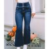 Azura Exchange Elastic Waistband Flare Jeans – 14 US