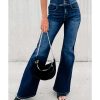 Azura Exchange Elastic Waistband Flare Jeans – 14 US