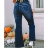 Azura Exchange Elastic Waistband Flare Jeans – 14 US