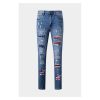 Azura Exchange American Flag Graphic Jeans – M