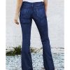 Azura Exchange Elastic Waist Flare Jeans – M