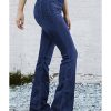 Azura Exchange Elastic Waist Flare Jeans – M