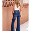 Azura Exchange Elastic Waist Flare Jeans – M