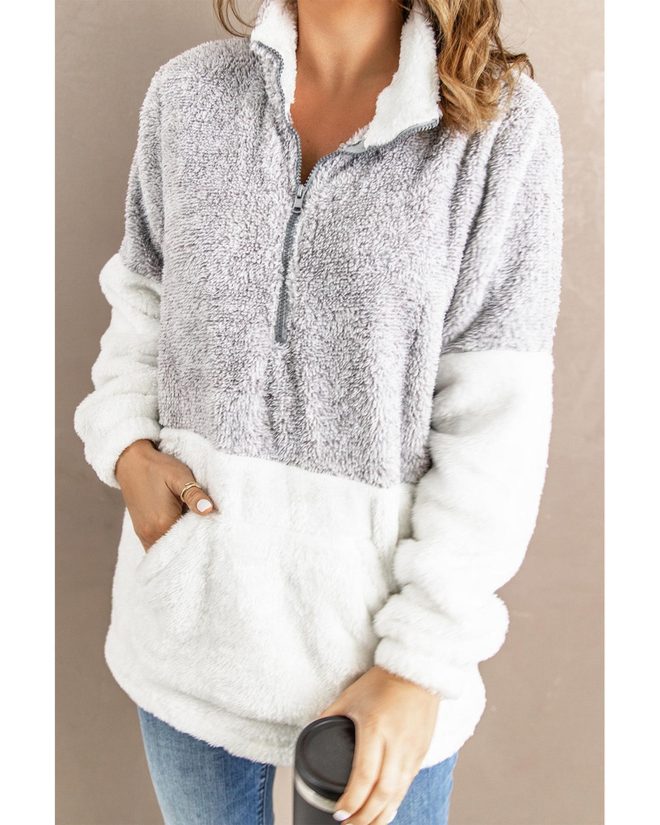 Azura Exchange Oversize Fluffy Fleece Pullover – XL