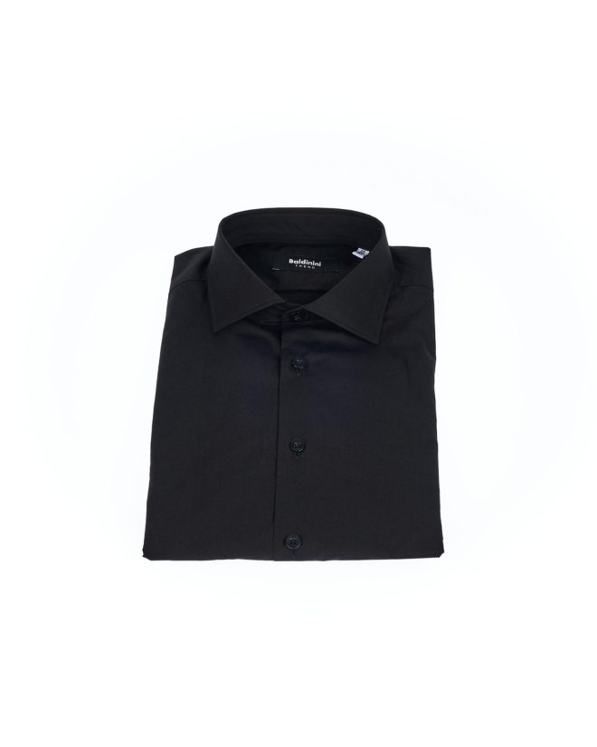 Button-Front Slim Fit Shirt with Italian Collar – 39 IT