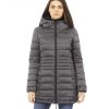 Black Down Jacket with Adjustable Hood and Baldinini Monograms – 3XL