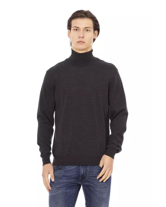 Baldinini Monogram Turtleneck Sweater – L