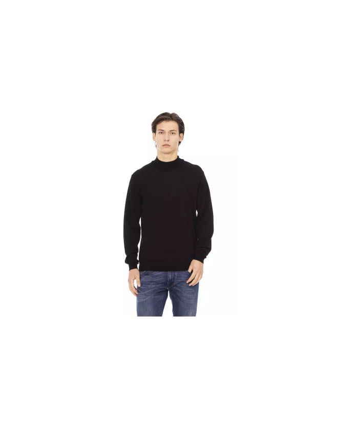 Baldinini Monogram Turtleneck Sweater – L