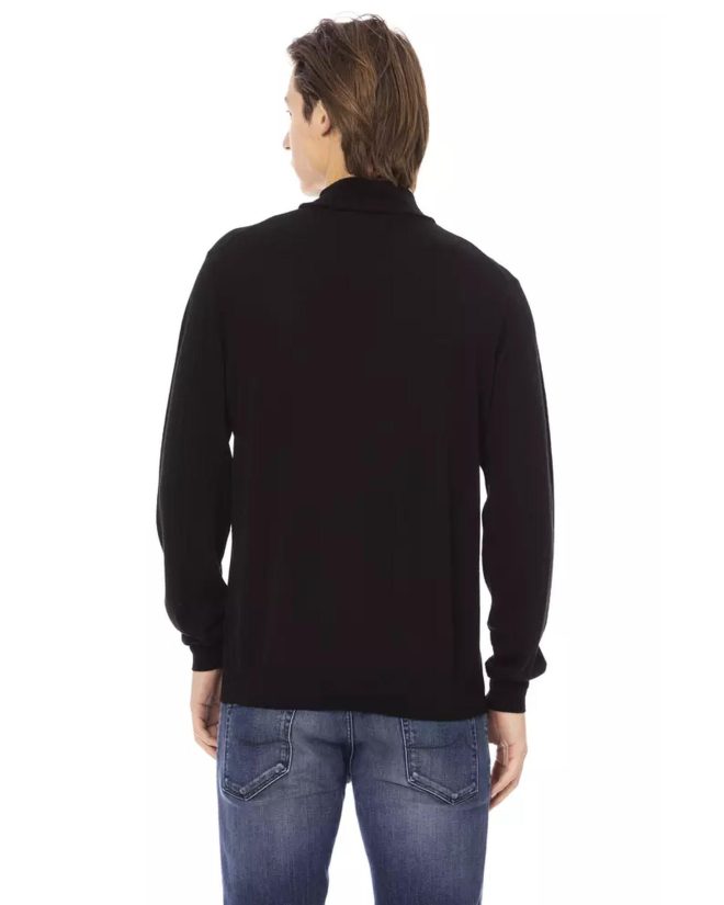 Baldinini Monogram Turtleneck Sweater – L