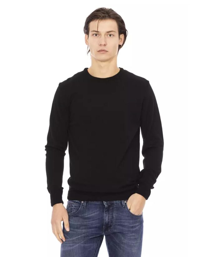 Baldinini Monogram Turtleneck Sweater – L