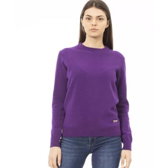 Baldinini Monogram Long Sleeve Sweater