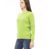 Baldinini Long Sleeve Crewneck Sweater with Monogram Detail – M