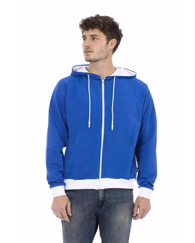 Brushed Hoodie with Zip Closure and Rear Logo – 3XL