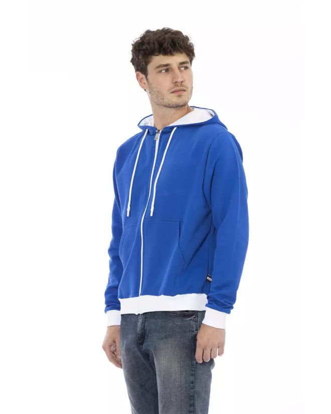 Brushed Hoodie with Zip Closure and Rear Logo – 3XL