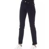 Logoed Button Regular Jeans with Tricolor Insert – Rear and Front Pockets W29 US Women