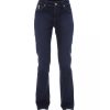 Regular Jeans with Logoed Button and Tricolor Insert – W27 US