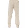 Front Zipper and Button Closure Chino Trousers with Side and Back Pockets – 44 IT