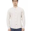 Mandarin Collar Regular Fit Shirt with Button Closure – M