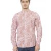 Regular Fit Mandarin Collar Shirt – L