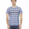 Short Sleeve T-shirt with Front Print – L