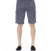 Cargo Shorts with Front Zipper and Button Closure – W30 US