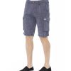 Cargo Shorts with Front Zipper and Button Closure – W30 US