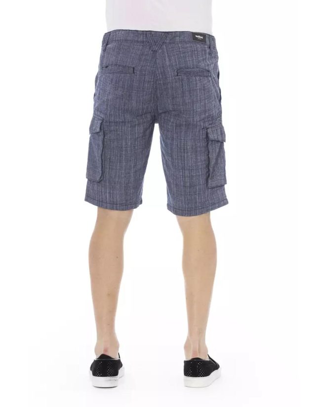 Cargo Shorts with Front Zipper and Button Closure – W30 US