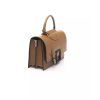 Flap Closure Leather Shoulder Bag with Internal Compartments One Size Women