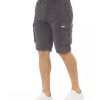 Cargo Shorts with Front Zipper and Button Closure Men – W30 US