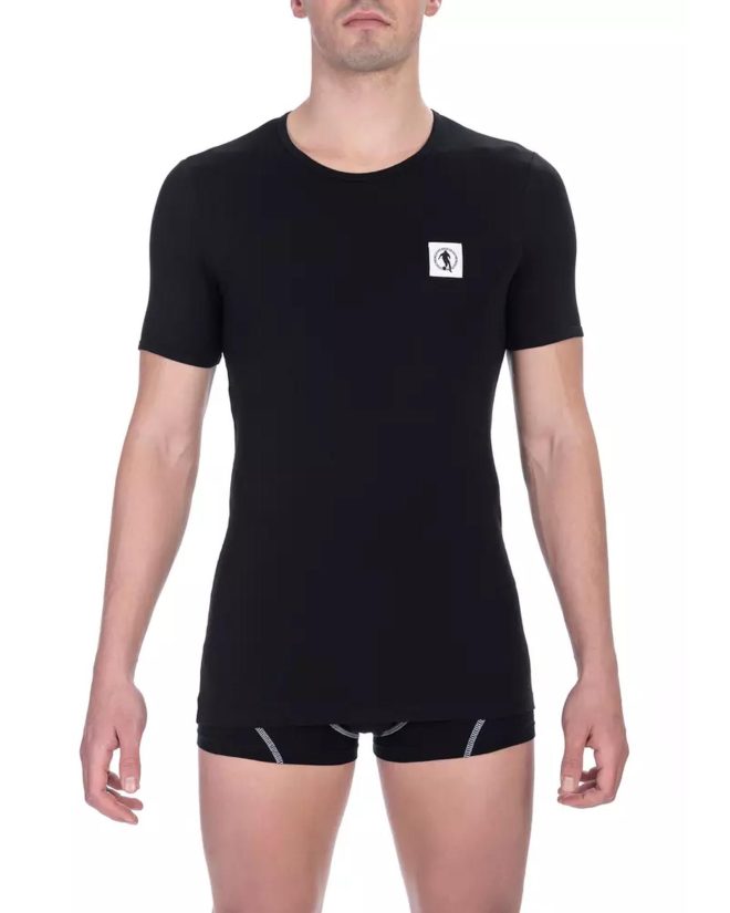 Black Classic Logo T-Shirt – L