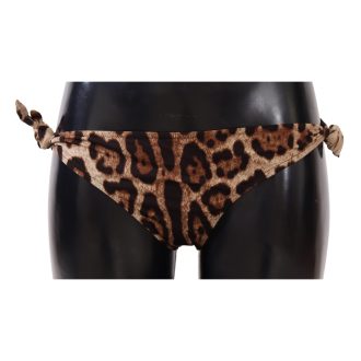 Leopard Print Bikini Bottom – Dolce & Gabbana Women