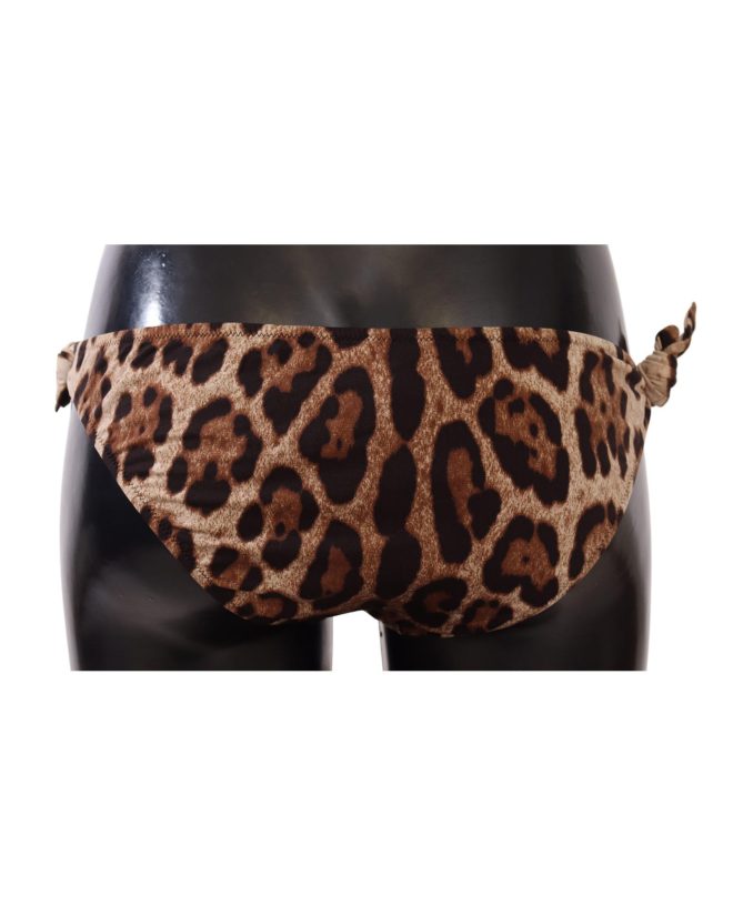 Leopard Print Bikini Bottom – Dolce & Gabbana Women – 3 IT