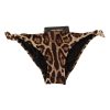 Leopard Print Bikini Bottom – Dolce & Gabbana Women – 3 IT