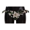 Lilies Print Drawstring Bikini Bottom by Dolce & Gabbana Women – L