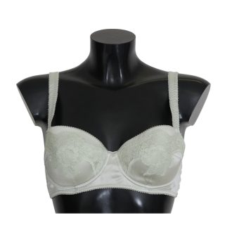 Gorgeous Floral Lace Silk Stretch Balconcino Bra – Dolce & Gabbana