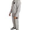 Billionaire Italian Couture Sweatsuit with Hooded Sweater and Elasticated Pants L Men