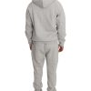 Billionaire Italian Couture Sweatsuit with Hooded Sweater and Elasticated Pants L Men