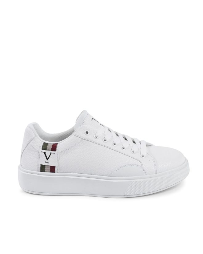 Synthetic Leather Sneakers – 39 EU